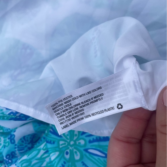 Lilly Pulitzer x Target S Blue Sea Urchin For You Sand Dollar Sundress Resort - Picture 7 of 7